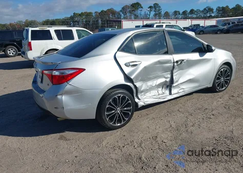 2015 Toyota Corolla S Plus from USA, damaged, VIN 5YFBURHE7FP305849